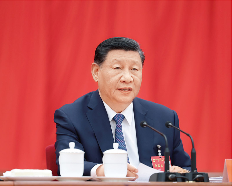 　　中國共產(chǎn)黨第二十屆中央委員會(huì)第三次全體會(huì)議，于2024年7月15日至18日在北京舉行。中央委員會(huì)總書記習(xí)近平作重要講話。 新華社記者 鞠鵬/攝